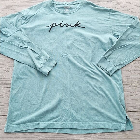 PINK TSHIRT long sleeve Everyday Campus seafoam green medium - Picture 4 of 11